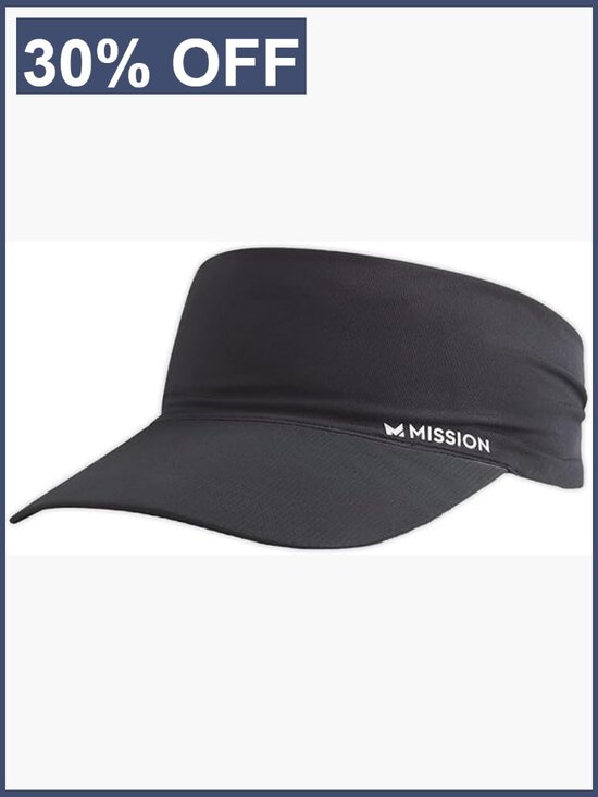 Cooling Stretchy Visor, UPF 50 Sun Protection, No Slip Band main image 4